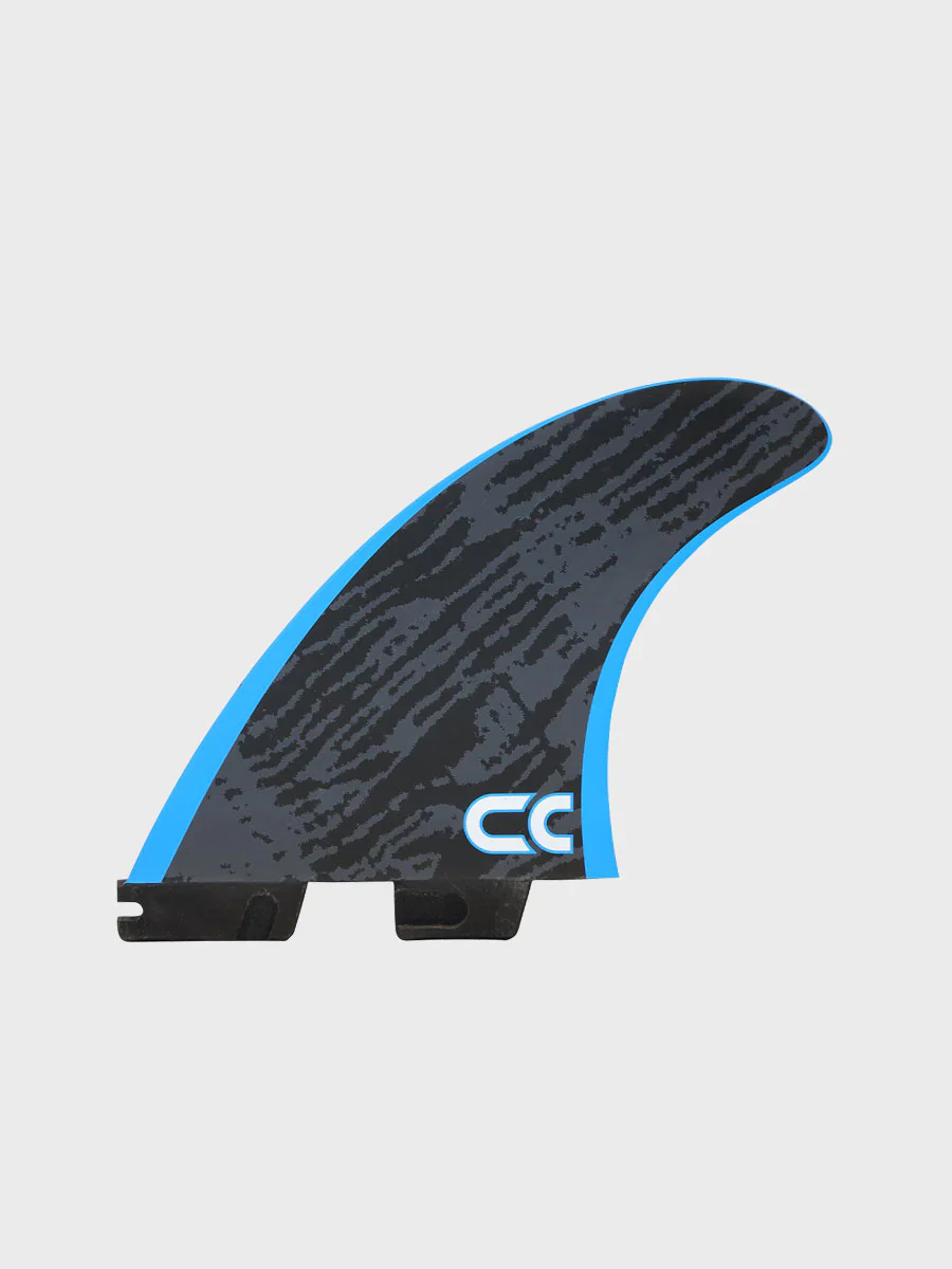 FCS II Crosby Colapinto PC Tri Fin Set - Black/Blue - Image 3