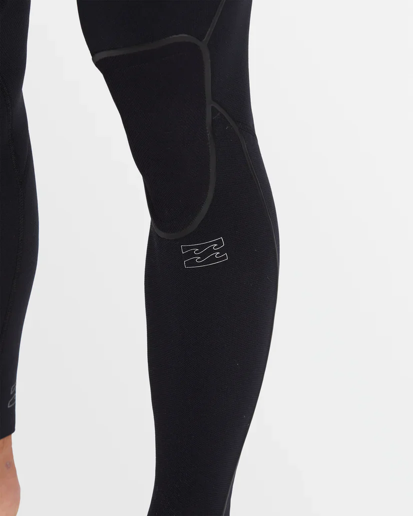 Billabong Mens 3/2mm Furnace Natural Chest Zip Steamer Wetsuit - Black - Image 6