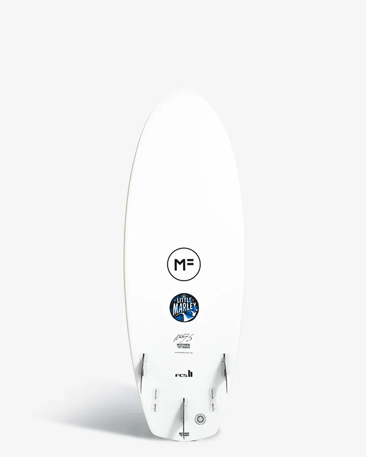 MF Little Marley Epoxy Lam Softboard - White - Image 2